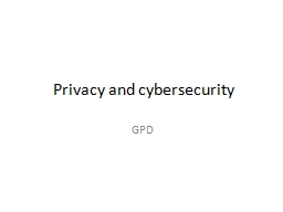 Privacy and cybersecurity - Global Partners Digital