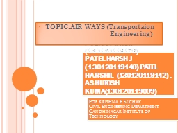 Airways(Transportation Engineering)