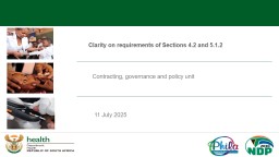 Clarity on requirements of Sections 4.2 and 5.1.2