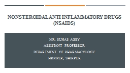 nonsteroidal anti inflammatory drugs (NSAIDS)