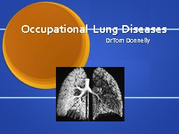 Occupational Lung Diseases
