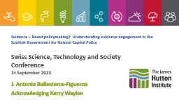 Evidence - James Hutton Institute