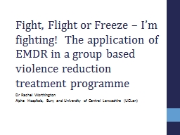 Violence and Aggression – Theories, research and treatment ...