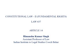 PowerPoint Presentation - Indian Institute of Legal Studies