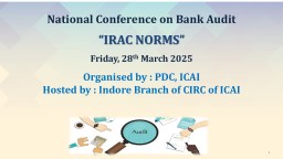 AGARWAL & SAXENA CHARTERED ACCOUNTANTS - ICAI INDORE