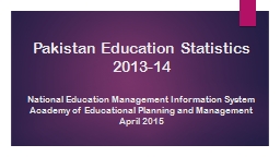 National Education Management Information System (NEMIS ...