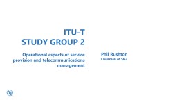PowerPoint Presentation - ITU