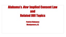 PowerPoint Presentation - Law Office of Patrick Mahaney