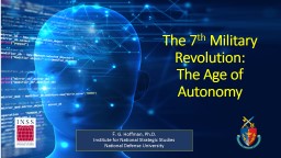The Age of Autonomy - Marine Corps Association