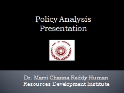 National Policy for Children-2012 - MCRHRDI