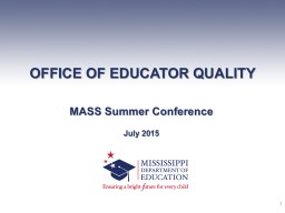 Mississippi Principal Evaluation System (MPES)