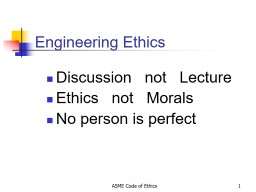 Engineering Ethics
