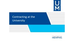 PowerPoint Presentation - The University of Memphis