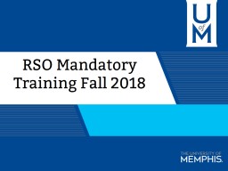PowerPoint Presentation - The University of Memphis
