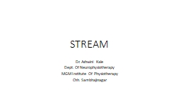STREAM - MGM Institute of Physiotherapy