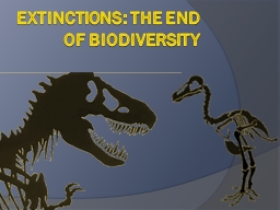 Extinctions