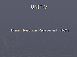 UNIT-V