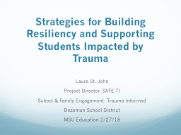 Slide 1 - Montana State University