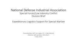 PowerPoint Presentation - National Defense Industrial Association