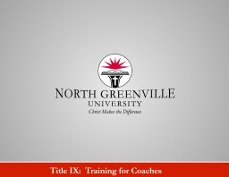 Coaches Training