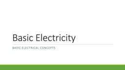 Basic Electricity - Northeast Iowa Community College