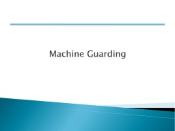 Machine Guarding - OSHA