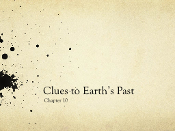 Clues to Earth's Past