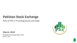 Listing on Pakistan Stock Exchange