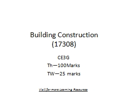 Building Construction