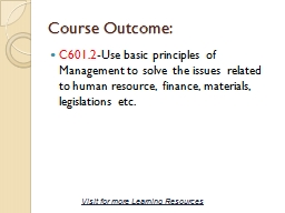 MANAGEMENT PROCESS