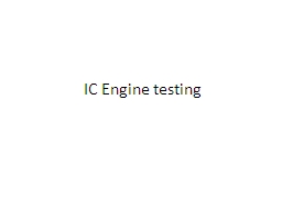 INTERNAL COMBUSTION ENGINE