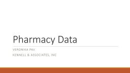 Pharmacy Data - VA Research