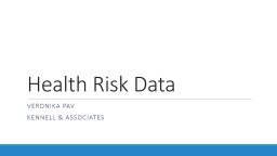Health Risk Data - VA Research