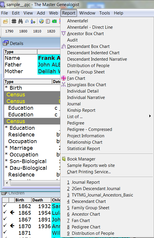 Chapter 7 - Setting Up Reports