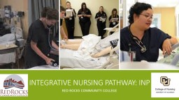 INP - Integrative Nursing Pathway - Red Rocks Community College