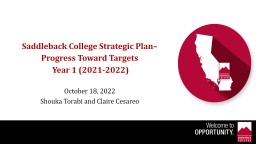PowerPoint Presentation - Saddleback College