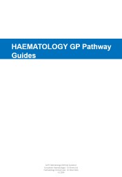 SaTH Haematology GP Pathway Guide