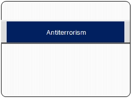 Antiterrorism