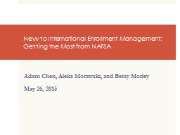 New to International Enrollment Management - Scholaro