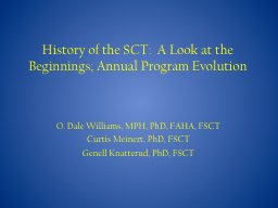 PowerPoint Presentation - Society for Clinical Trials