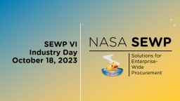 PowerPoint Presentation - Nasa SEWP