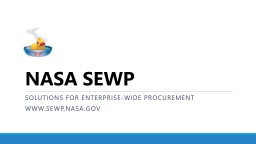 NASA SEWP
