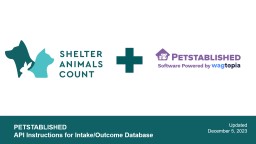 these instructions - Shelter Animals Count