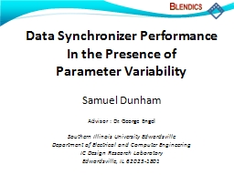 given by Sam Dunham at thesis defense - SIUE