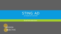 Sting ad