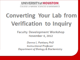 Inquiry Based Labs