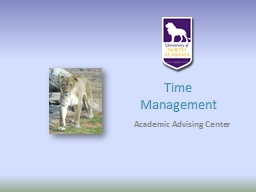 PowerPoint Presentation - University of North Alabama