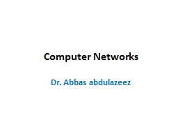 Computer Networks