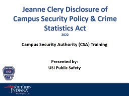 attached PowerPoint training - University of Southern Indiana
