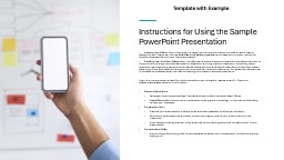 Instructions for Using the Sample PowerPoint Presentation